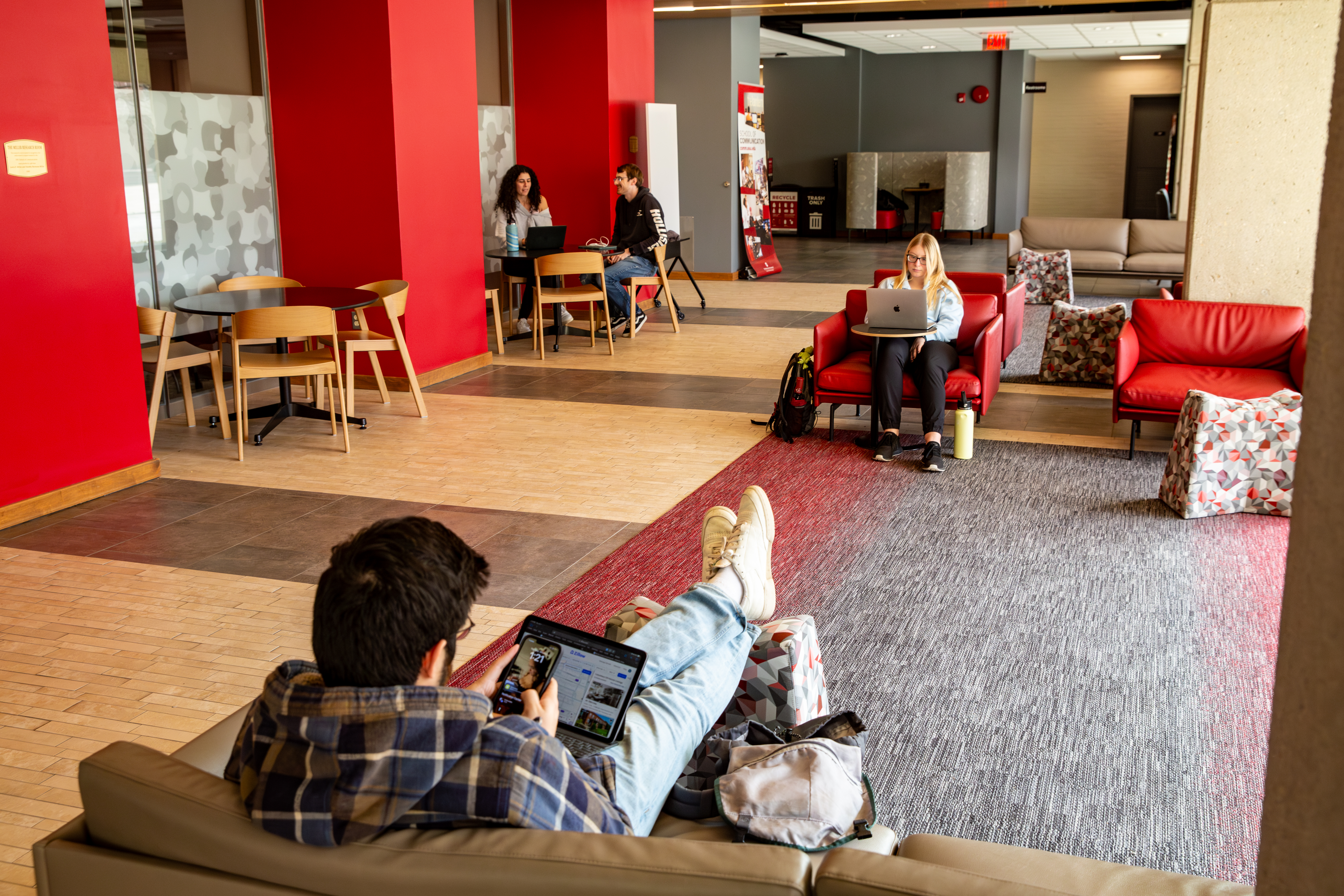 Journalism Building lobby