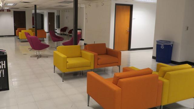 Lounge Seating in Hayes Hall